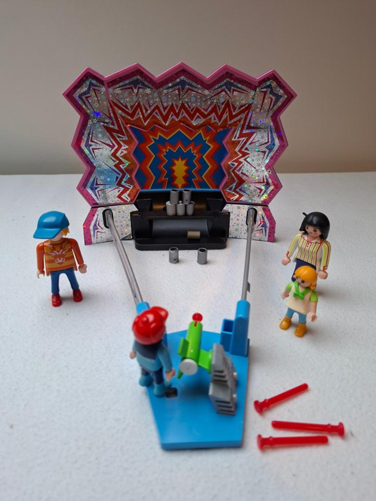 Playmobil Schiettent Kermis met Figuren, Ophalen of Verzenden, Gebruikt