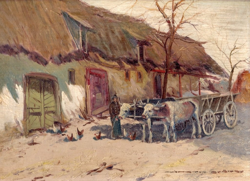 Classic painting Nemeth György Hungarian (Bke-91), Ophalen
