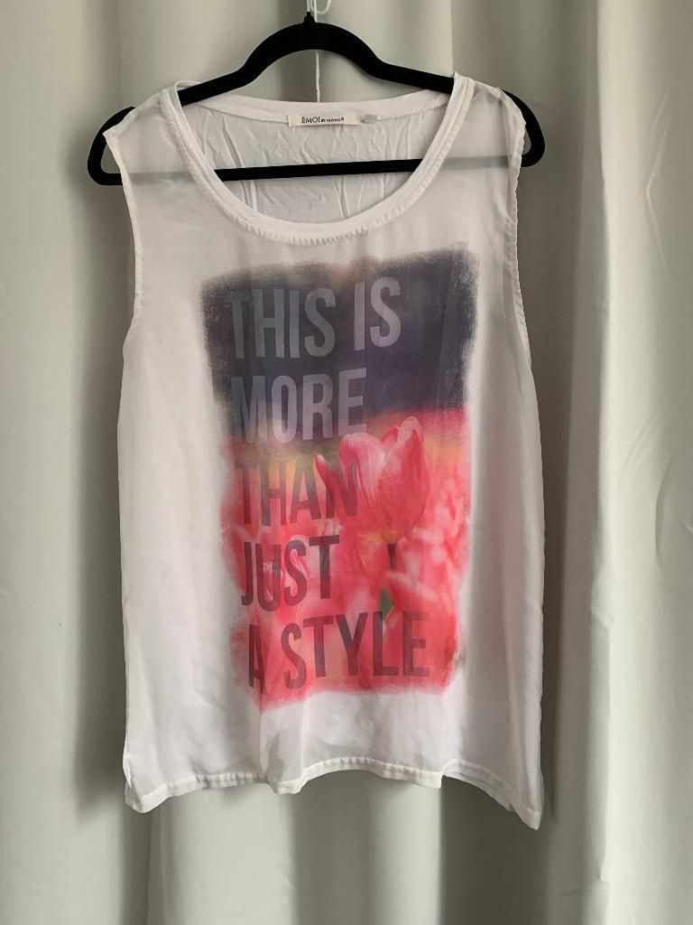 EMOI bij Emonite Topje Wit XL, Kleding | Dames, EMOI by Emonite, Wit, Maat 42/44 (L), Ophalen of Verzenden
