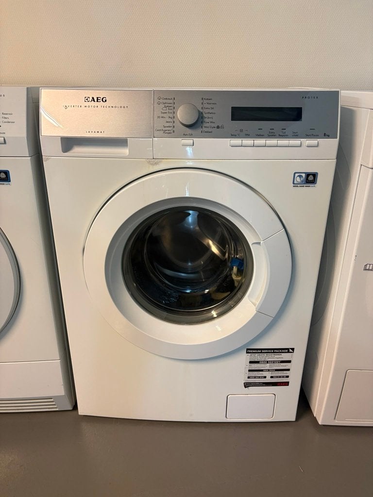 Gebruikte Aeg wasmachine 8 kg 1600 toeren, Ophalen, Gebruikt, Nb, Nb