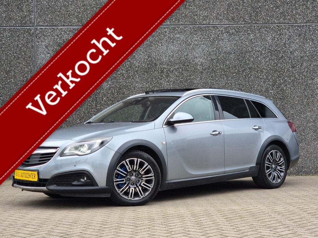 Opel Insignia Country Tourer 2.0 T 4x4/Leer/Pano/250 PK/18'', Automaat, 1998 cc, Gebruikt, 4 cilinders