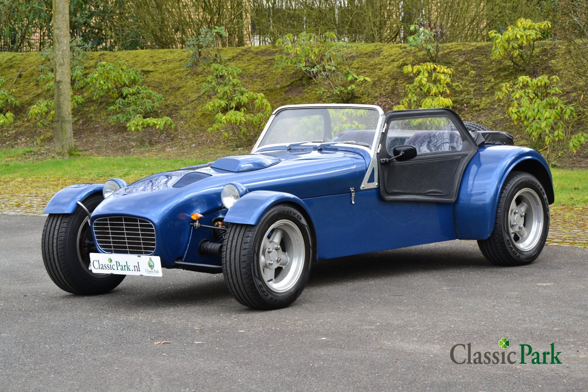 Donkervoort S8 2.0 (bj 1984), Auto's, Zwart, Cabriolet, Blauw, 102 pk
