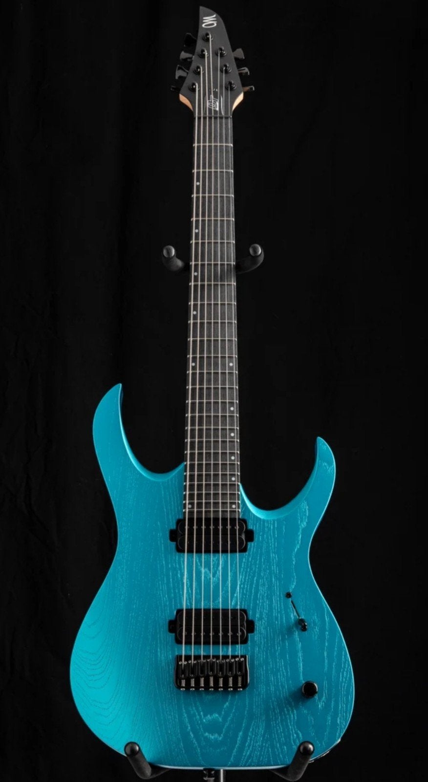 Mayones Duvell DT 7 – Opal Blue Metallic Matt, Muziek en Instrumenten, Ophalen of Verzenden, Zo goed als nieuw, Solid body, Overige merken