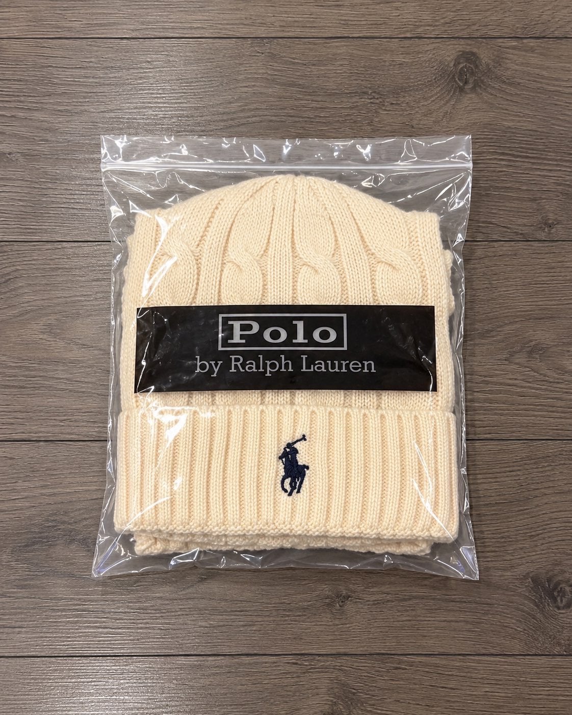 Ralph Lauren muts & sjaal set – winter – unisex, Ophalen of Verzenden, Nieuw, Overige maten, Muts