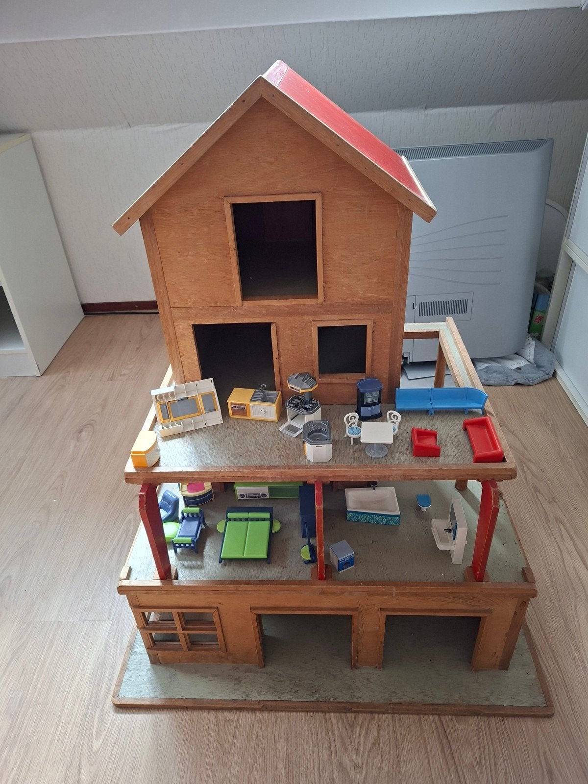 poppenhuis groot, Ophalen, Poppenhuis