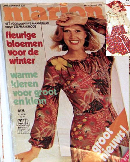 MARION  januari 1978 mooie vintage mode maken, Verzenden, Zo goed als nieuw, Vrouw, Marion