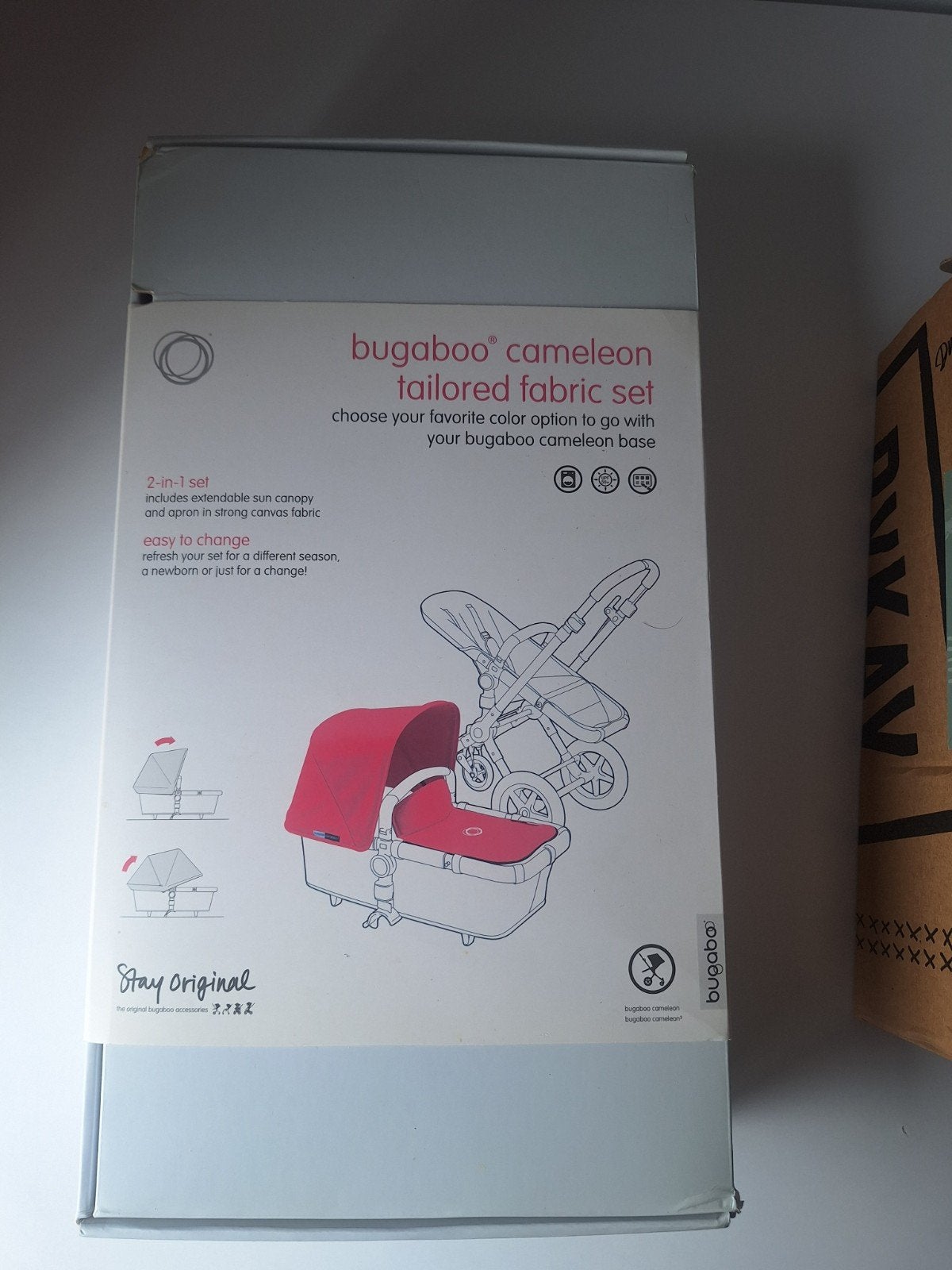 Bugaboo Cameleon Tailored Fabric Set - Roze, Ophalen of Verzenden, Nieuw, Bugaboo