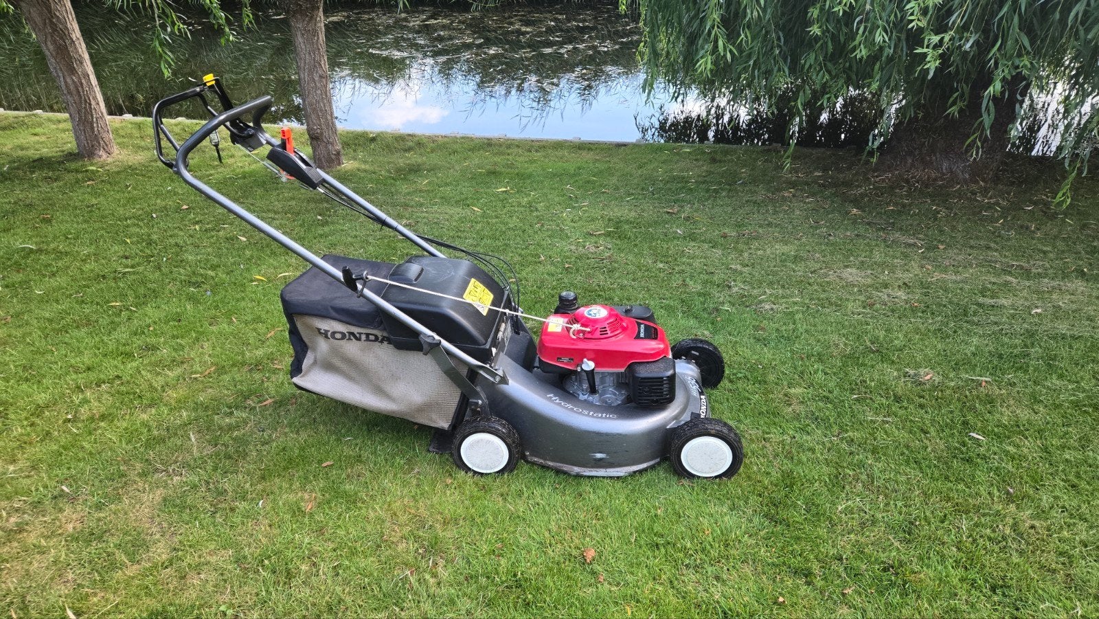 Cirkelmaaier 53cm Honda HRD536 prof, Ophalen, 50 cm of meer, Opvangzak