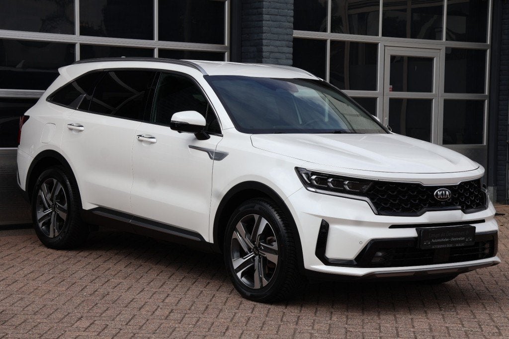 Kia SORENTO 1.6 PHEV $WD Sense, leder, panaramadak, Auto's, Gebruikt, Met garantie (alle), Wit, Leder
