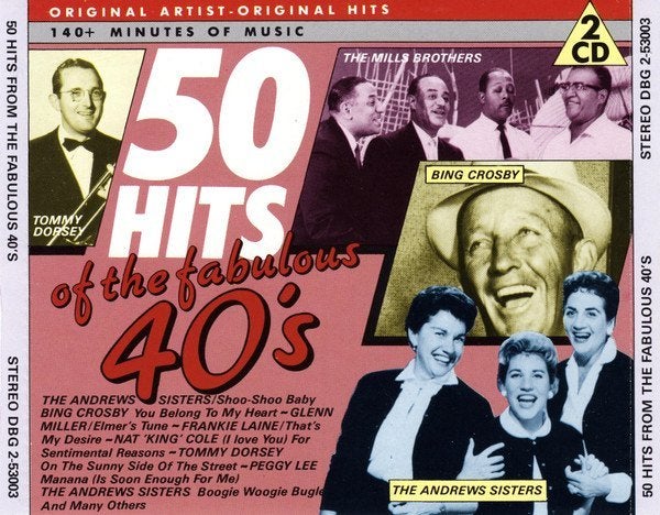50 Hits From The Fabulous 40's, Gebruikt, Boxset, Pop, Ophalen of Verzenden
