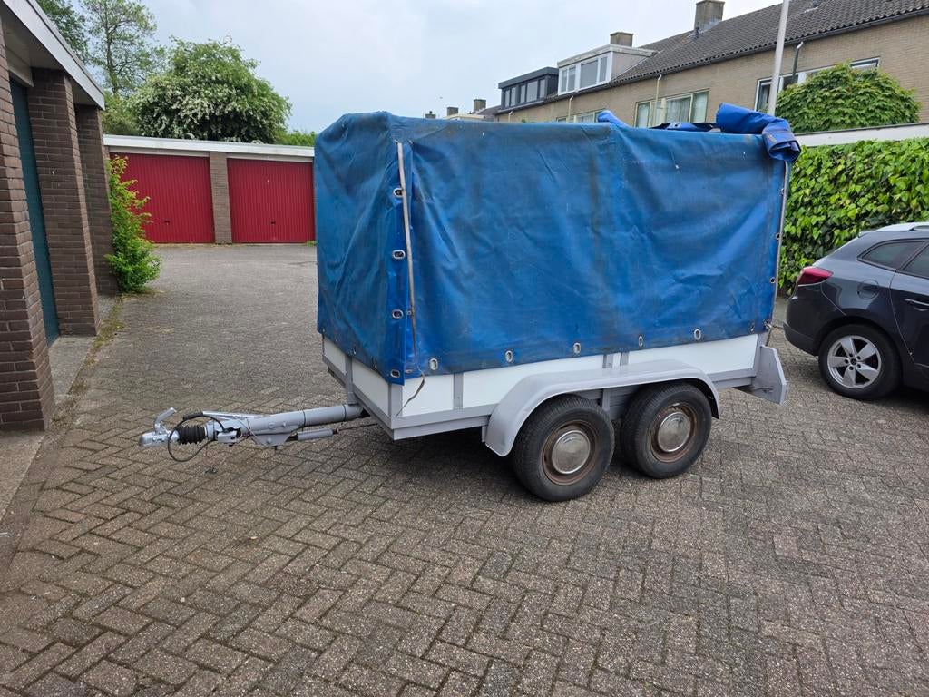 Mooie dichte tandemasser, Auto diversen, Aanhangers en Bagagewagens, Ophalen of Verzenden, Zo goed als nieuw