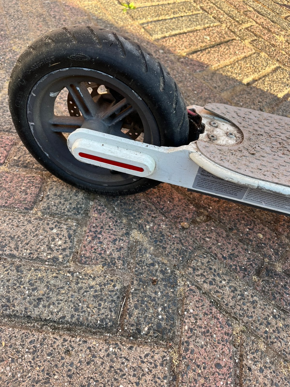 Elektrische step (defect) voor onderdelen, Fietsen en Brommers, Steps, Ophalen, Gebruikt, Elektrische step (E-scooter)