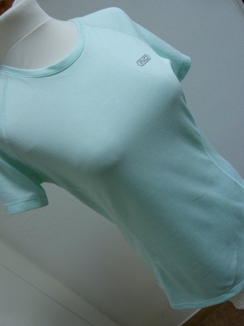 Mintgroen sport shirt top maat L 42 44 INQ, Kleding | Dames, INQ, Maat 42/44 (L), Ophalen of Verzenden, Zo goed als nieuw