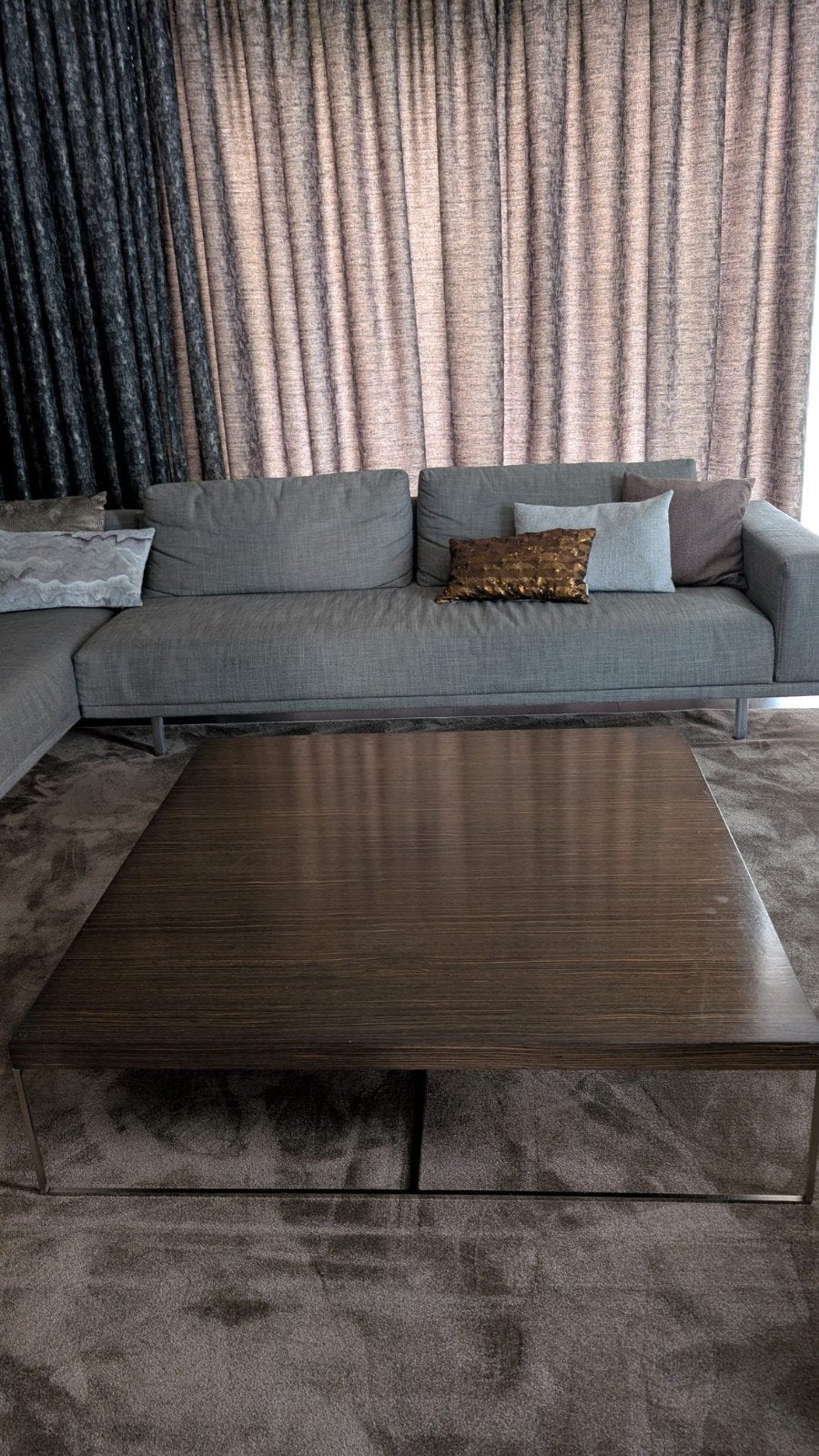 Minotti Salontafel - 120x120x30 cm - Gebruikt, Ophalen, Gebruikt, Vierkant, 5 – 50