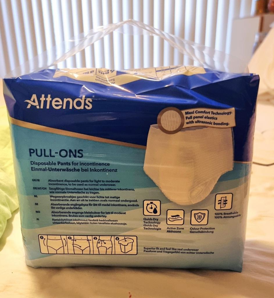 Attends Pull-Ons incontinentiebroekjes, Diversen, Verpleegmiddelen, Ophalen of Verzenden