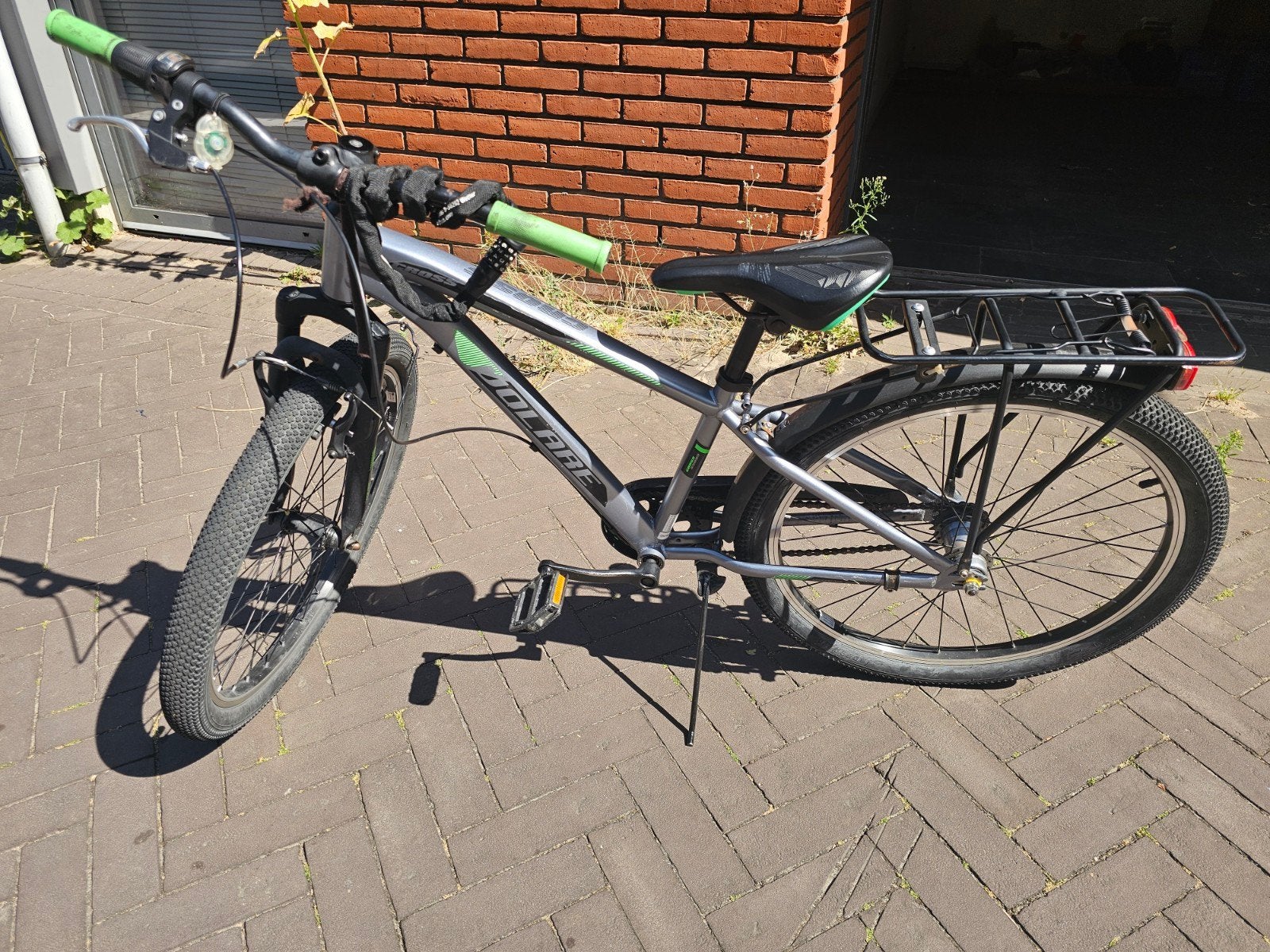 Volare Croas 24 inch met versnellingen en bagagedrager, Gebruikt, Velgrem, Versnellingen, Minder dan 49 cm