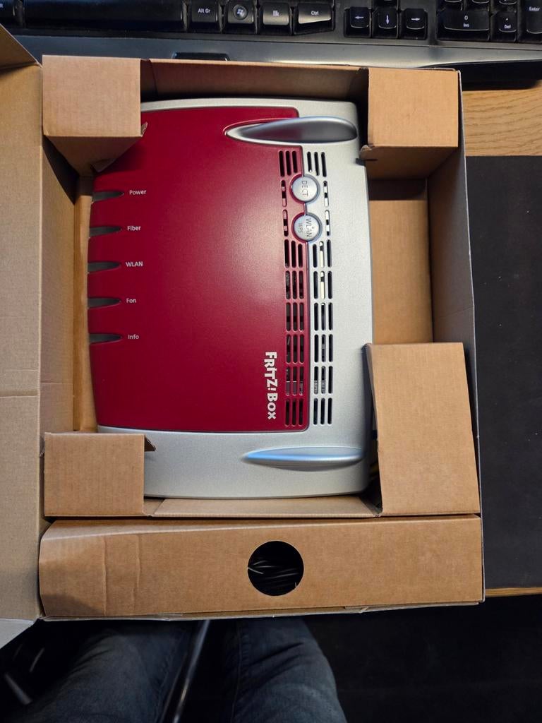Fritz!Box 5490 glasvezel router, Ophalen of Verzenden, Nieuw, Fritz!box
