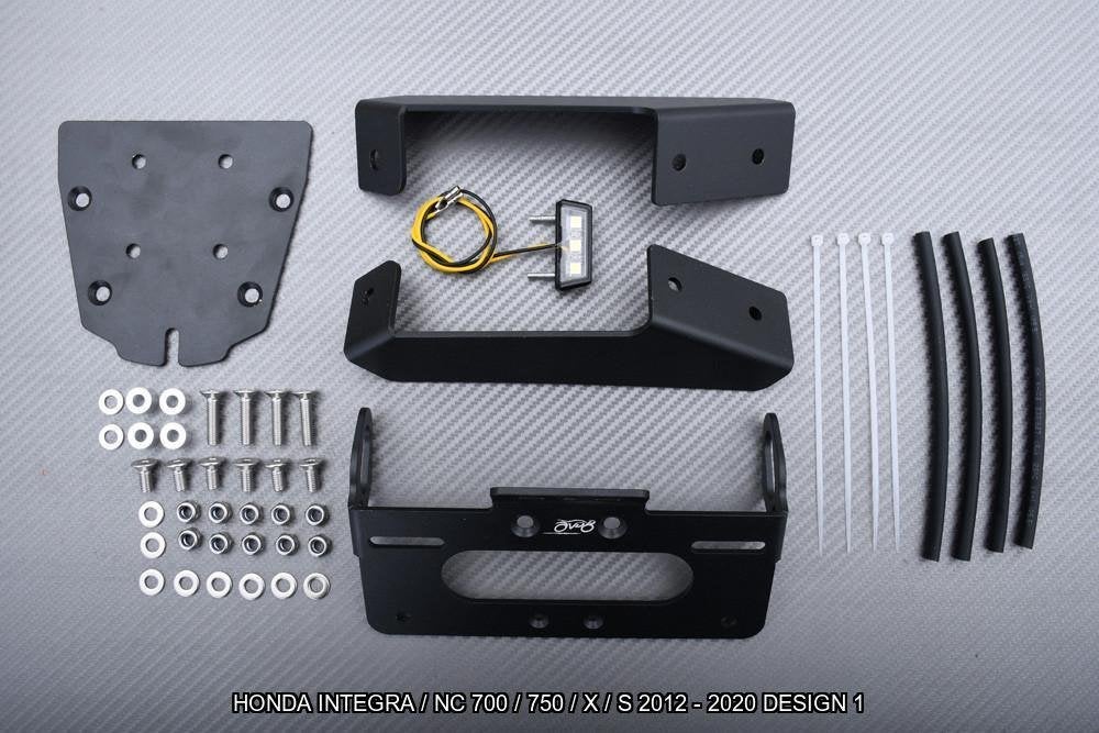 Kentekenplaathouder HONDA INTEGRA NC 700 750 X S 2012 - 2020, Verzenden