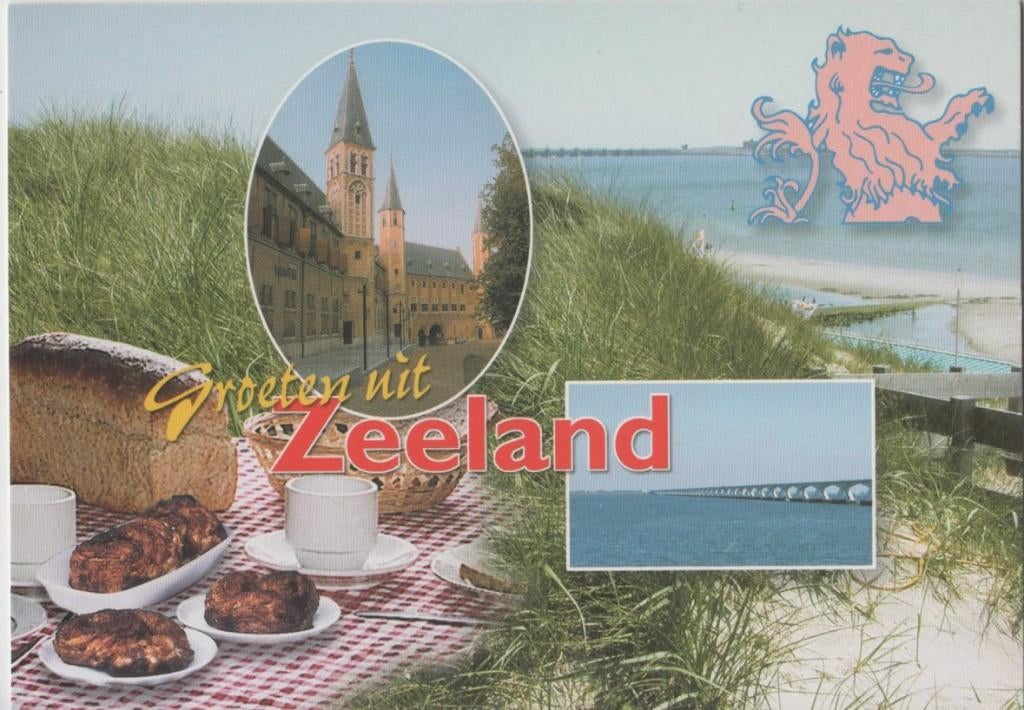 Zeeland Groeten Zeeuwse Bollen en Tip v.d. Warme Bakker, Ophalen of Verzenden, 1980 tot heden, Ongelopen, Zeeland