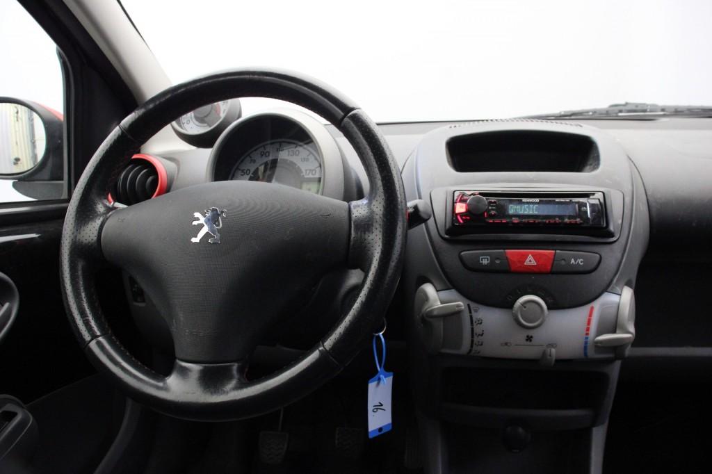 Peugeot 107 1.0-12V XR - Airco, Tourenteller, Lichtmetalen V, Gebruikt, Huisgarantie, Met garantie (alle), 4 stoelen