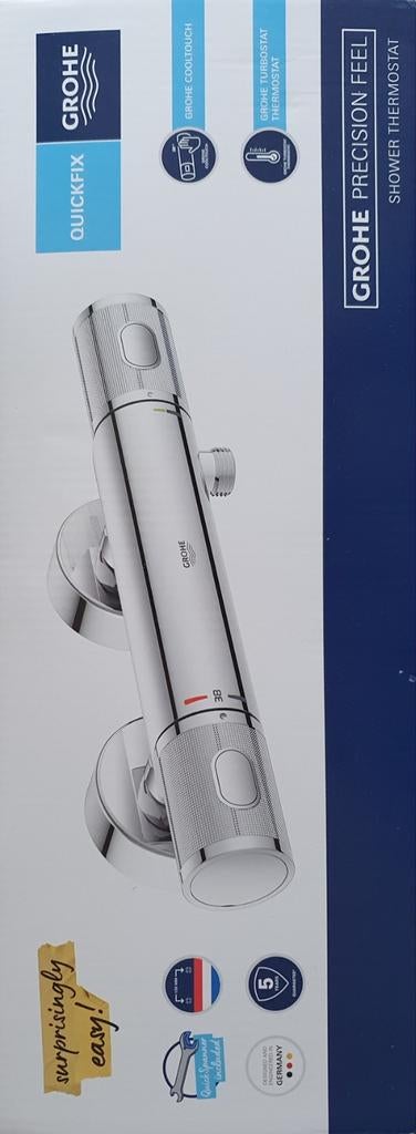 Grohe Grohtherm Precision Feel douchekraan NIEUW, Ophalen of Verzenden, Nieuw, Chroom, Kraan