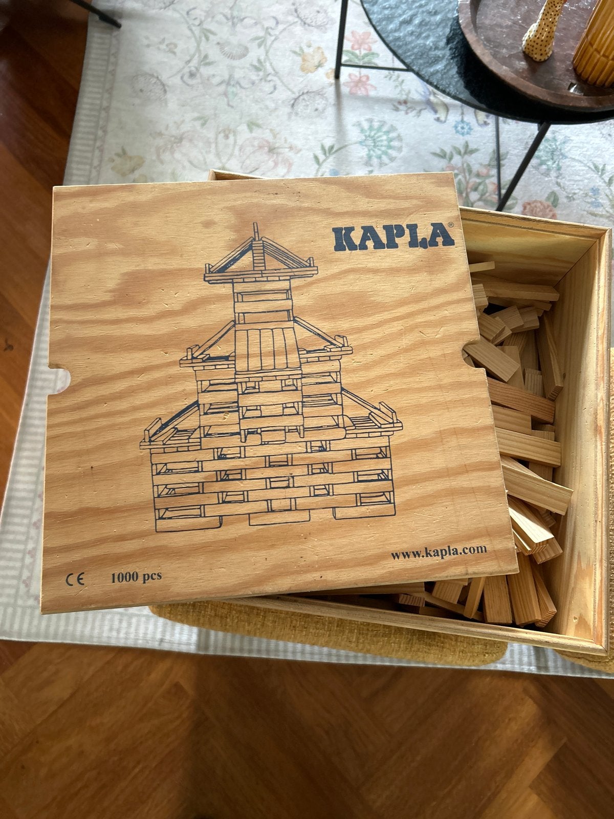 Kapla bouwblokken - 1400 stuks in houten kist/ dozen, Ophalen of Verzenden, Gebruikt, Overige merken