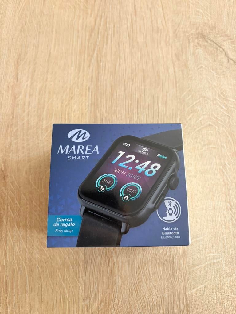 Marea Smartwatch, Sieraden, Tassen en Uiterlijk, Smartwatches, Zo goed als nieuw, Android, Zilver, Calorieverbanding, Conditie