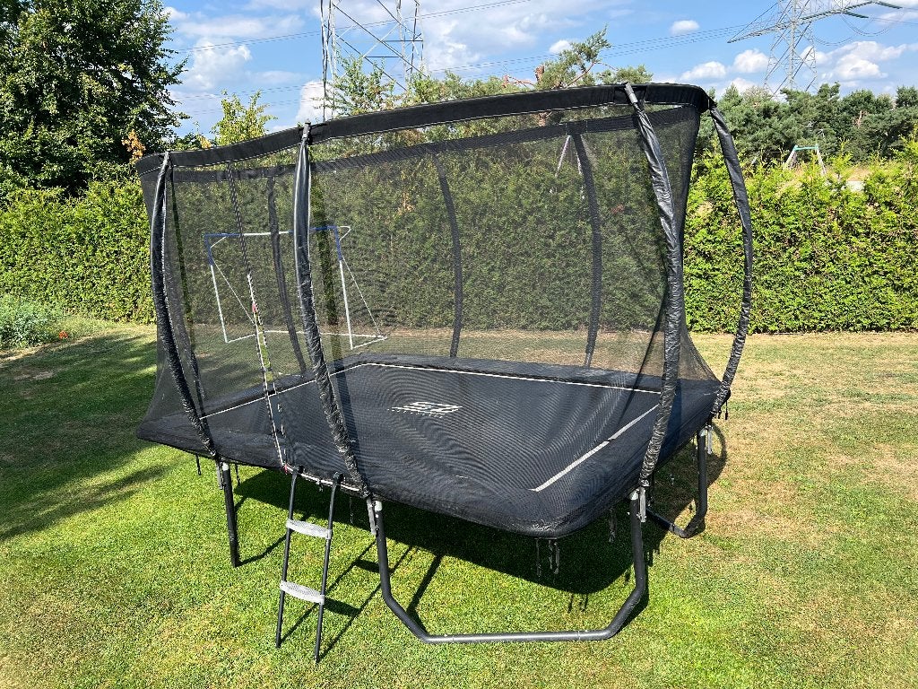 Trampoline - Senz Sports - 244x366 cm  inclusief afdekhoes, Kinderen en Baby's, Ophalen, Gebruikt