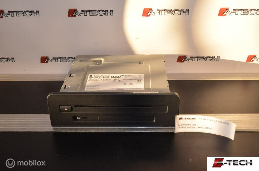 Multi media Regelunit Audi A4 A5 B9 ('15-'18) 8w0035824c, Audi, Gebruikt, Audi, Ophalen of Verzenden