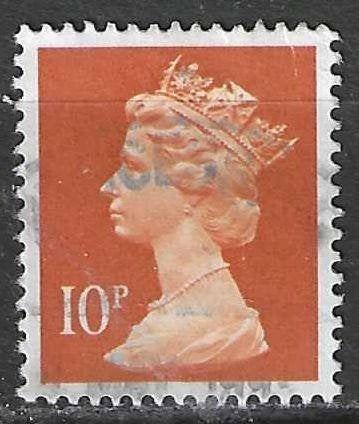 Groot-Brittannie 1990 - Yvert 1477 - Queen Elisabeth  (ST), Verzenden, Gestempeld