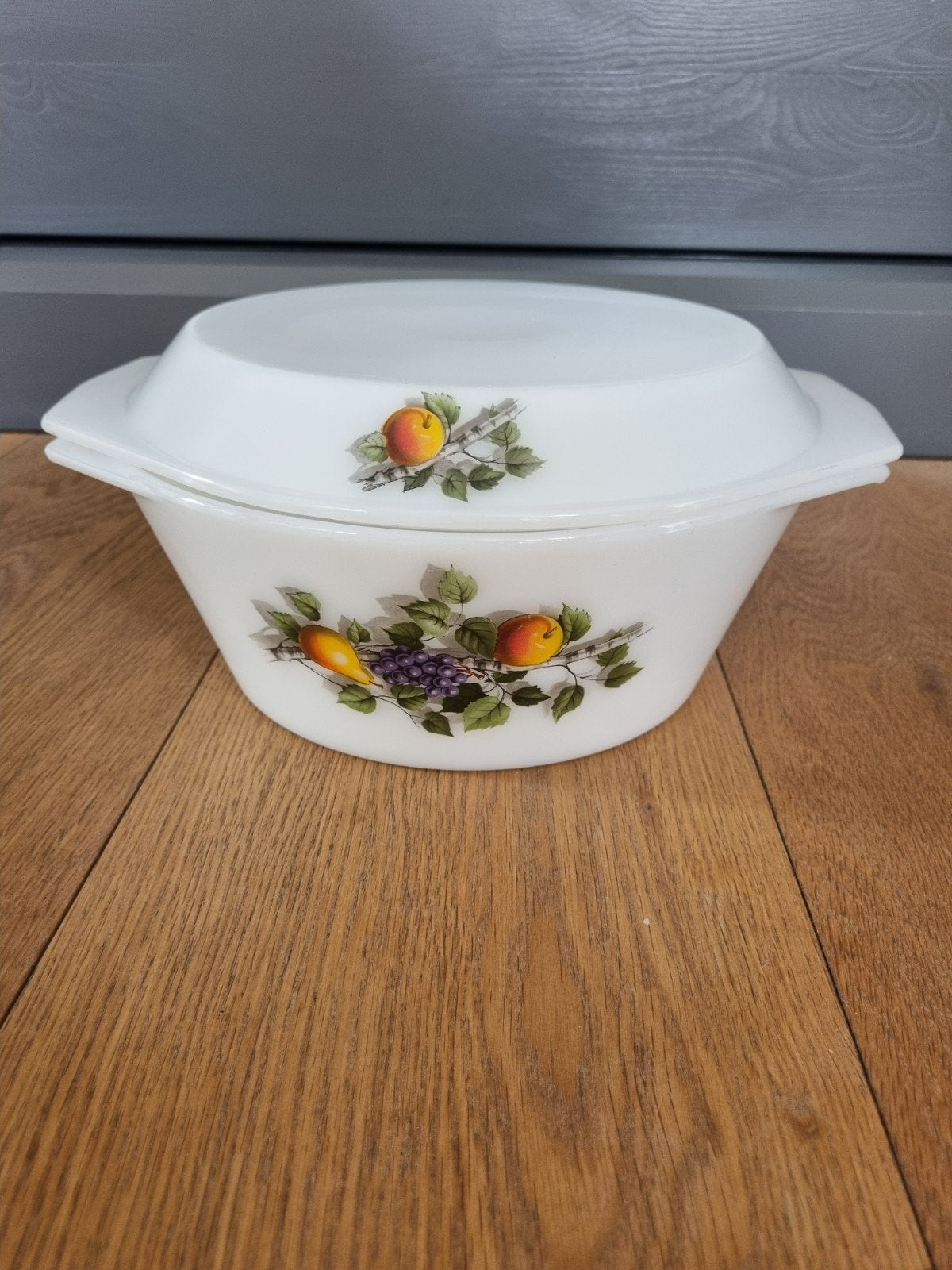 vintage glazen schaal arcopal, Antiek en Kunst, Ophalen