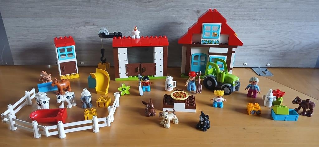 Duplo grote boerderijset (3 sets), Ophalen of Verzenden, Zo goed als nieuw, Complete set, Duplo