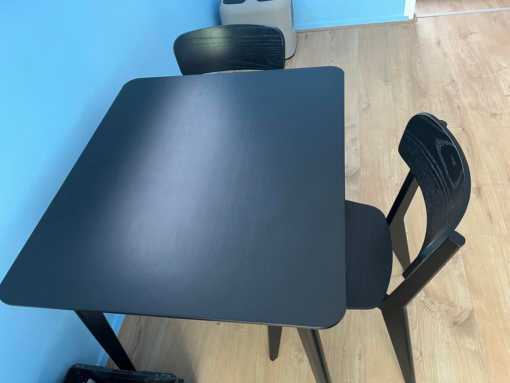 Eettafel set 2 stoelen Ikea, Huis en Inrichting, Tafels | Eettafels, Ophalen, 100 tot 150 cm, 50 tot 100 cm, Zo goed als nieuw