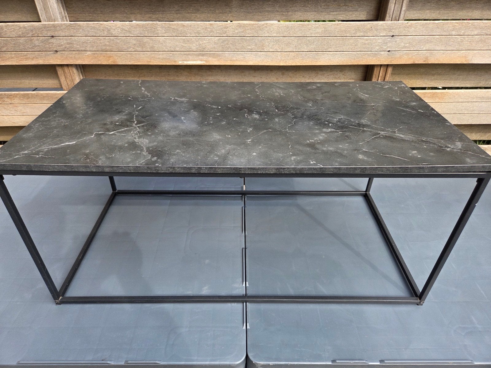 Salontafel, Huis en Inrichting, Tafels | Salontafels, Ophalen, Gebruikt, 100 tot 150 cm, 50 tot 100 cm