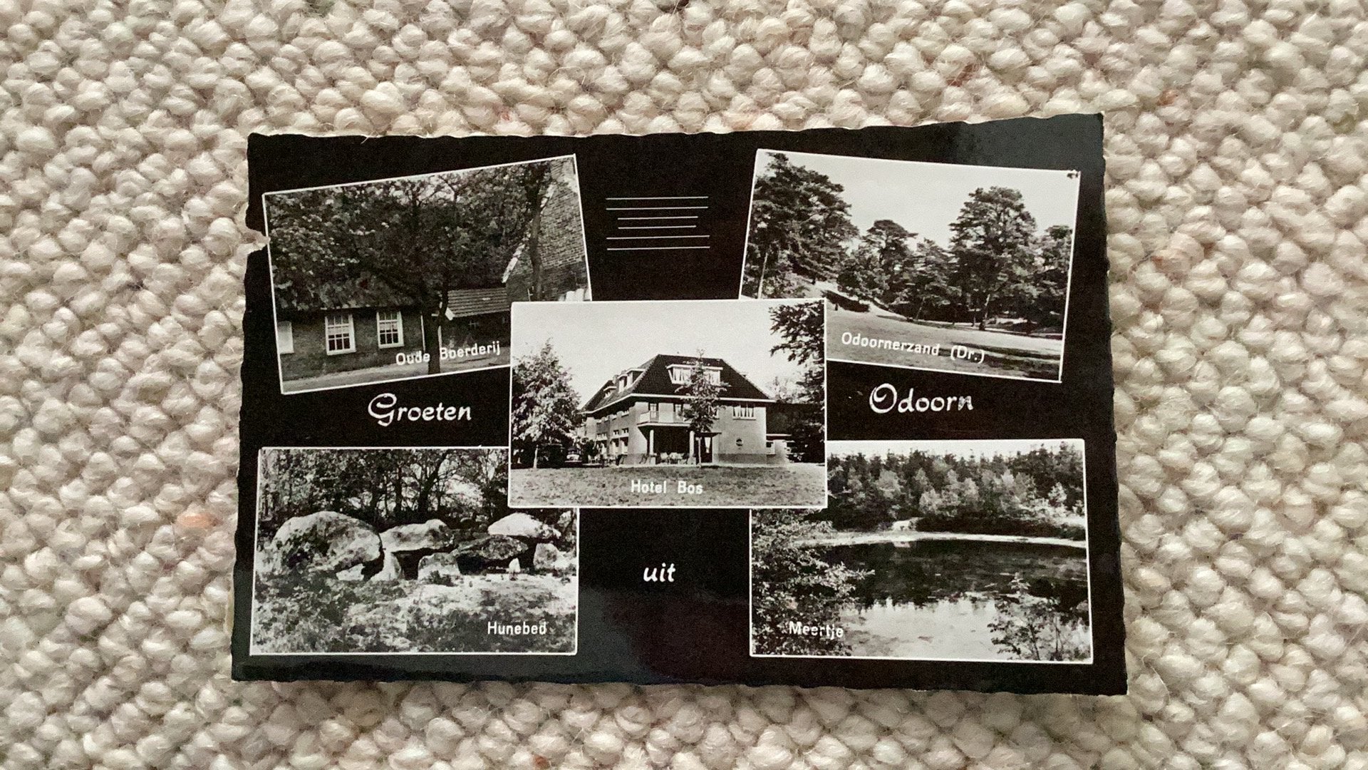 Ansichtkaart Odoorn. 923, Ophalen of Verzenden, 1940 tot 1960, Ongelopen, Drenthe
