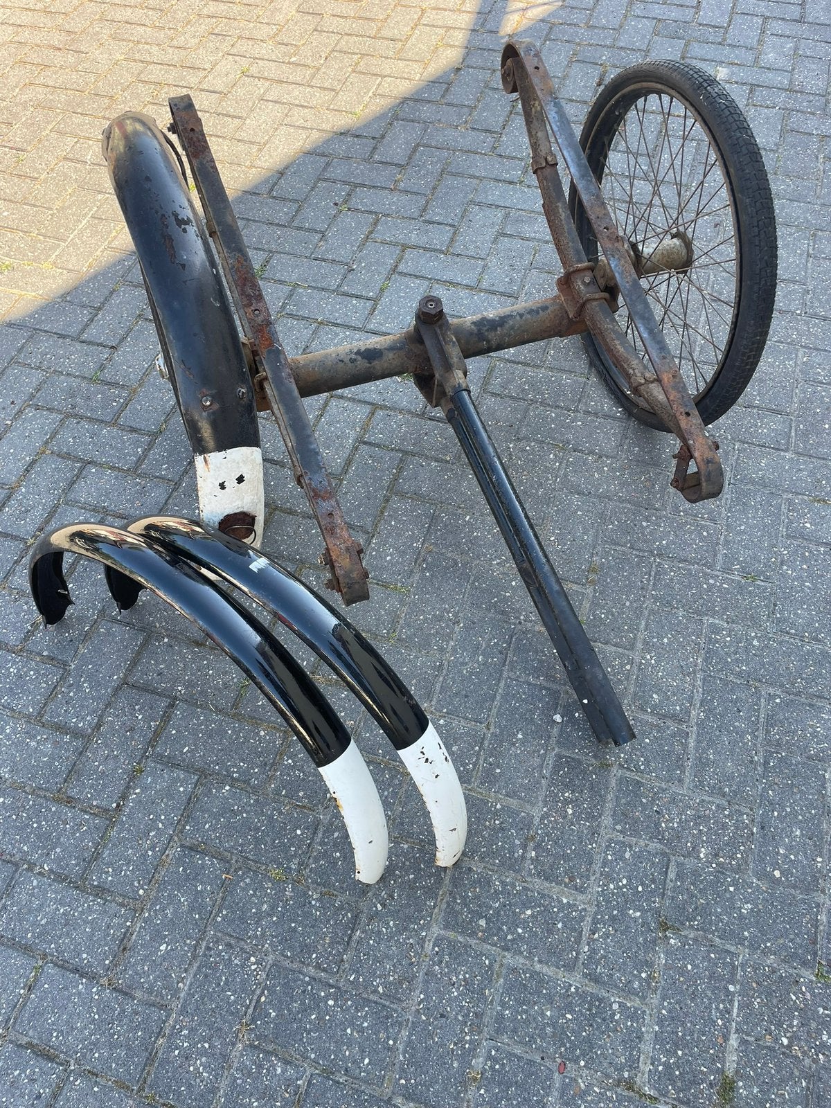 Antieke bakfiets onderdelen, Gebruikt, ., Overige typen, .