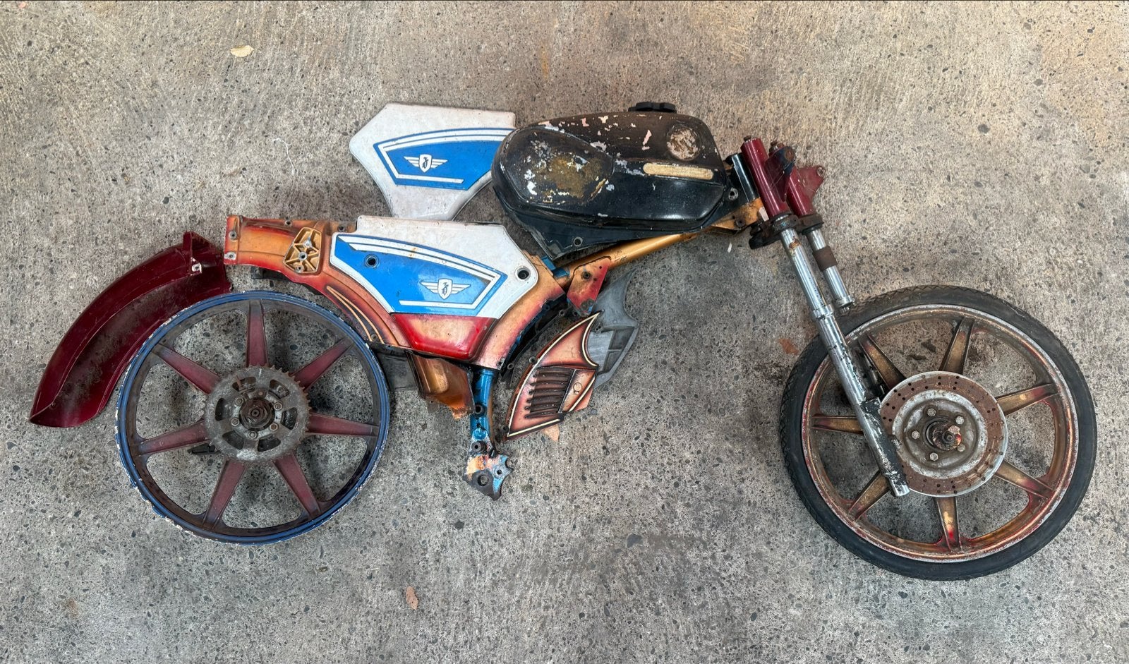 Zundapp frame 517-05 L9 bj 1970, Ophalen, Gebruikt, Frame