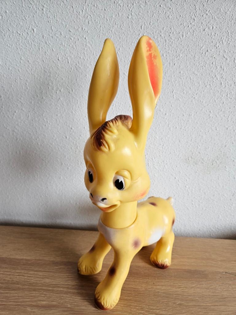 Vintage Ledraplastic Pinocchio ezel van Disney jaren 60, Ophalen of Verzenden