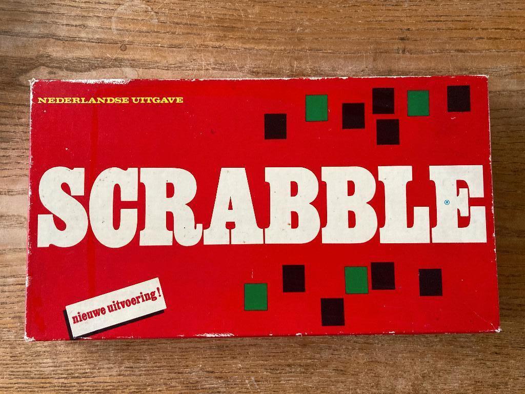Vintage scrabble, Een of twee spelers, Ophalen of Verzenden, Gebruikt