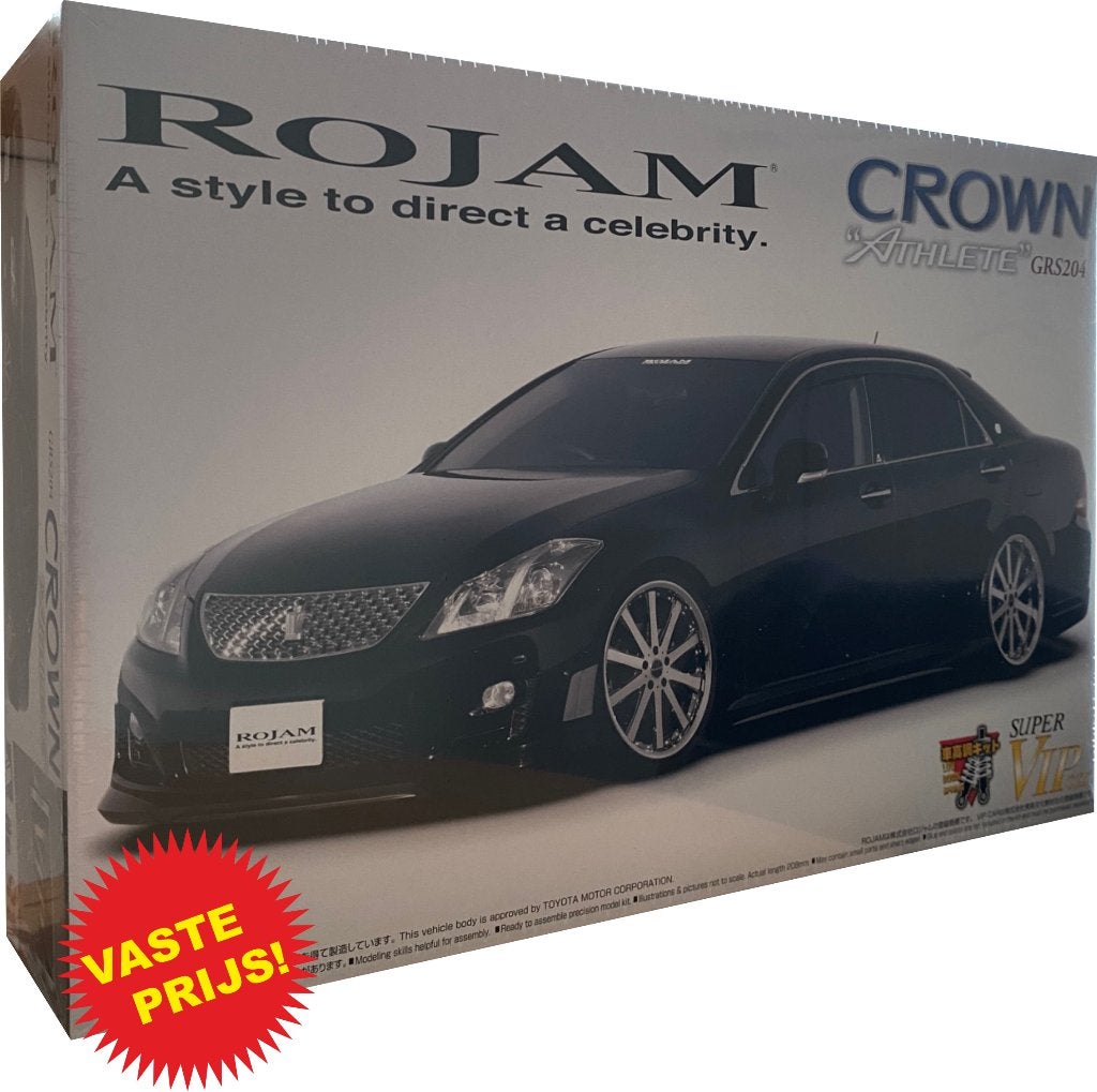 Toyota Crown Athlete GRS204 (Aoshima 49402) 1/24, Overige merken, Auto, Groter dan 1:32, Nieuw
