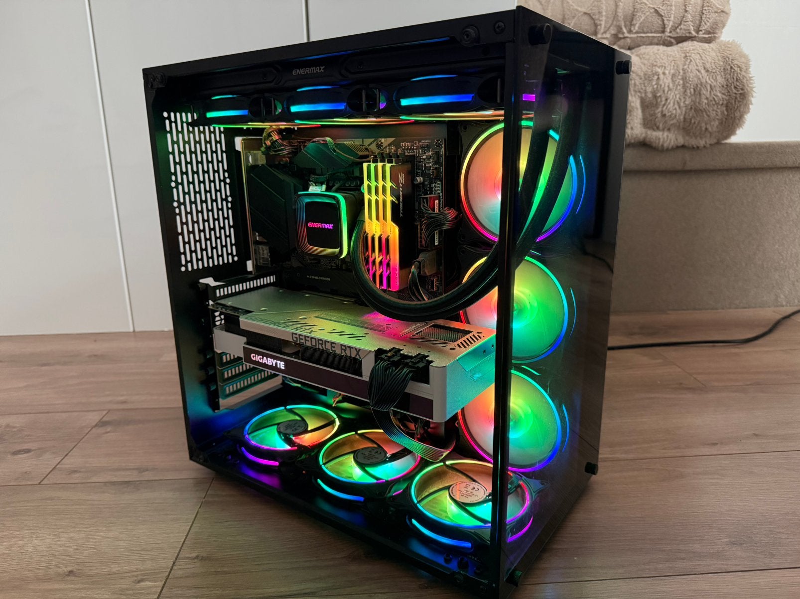 Game PC | RTX 3080 10GB i9-10900K 32GB RAM 1TB SSD 1440p/4K, Computers en Software, Desktop Pc's, Zo goed als nieuw, 4 Ghz of meer