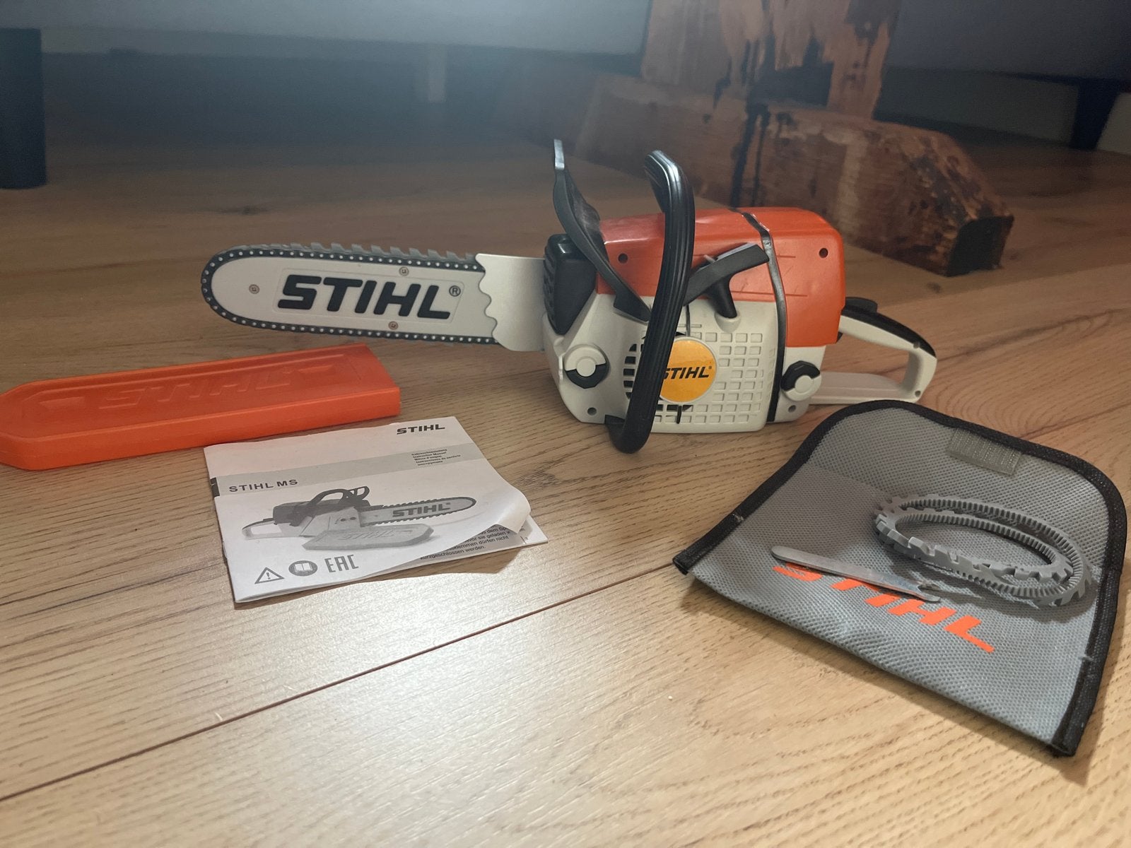 Stihl speelgoed kettingzaag voor kinderen, Ophalen of Verzenden, Zo goed als nieuw