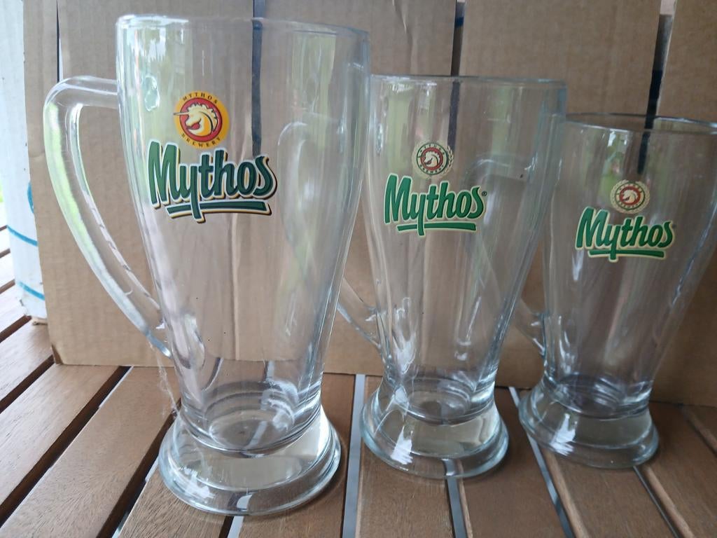 Mythos, Ophalen of Verzenden, Glas of Glazen, Overige merken