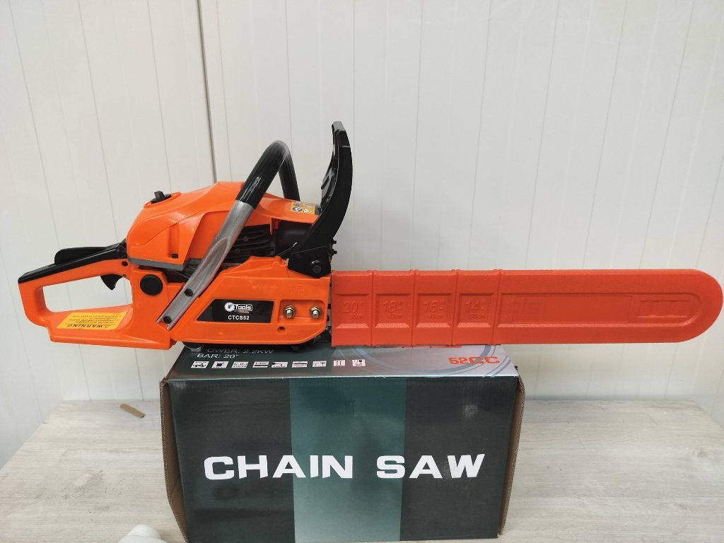 F-tools Kettingzaag 2-takt 52cc 50 CM, nieuw!!!, Ophalen, Kettingzaag, Nieuw, 30 tot 70 mm