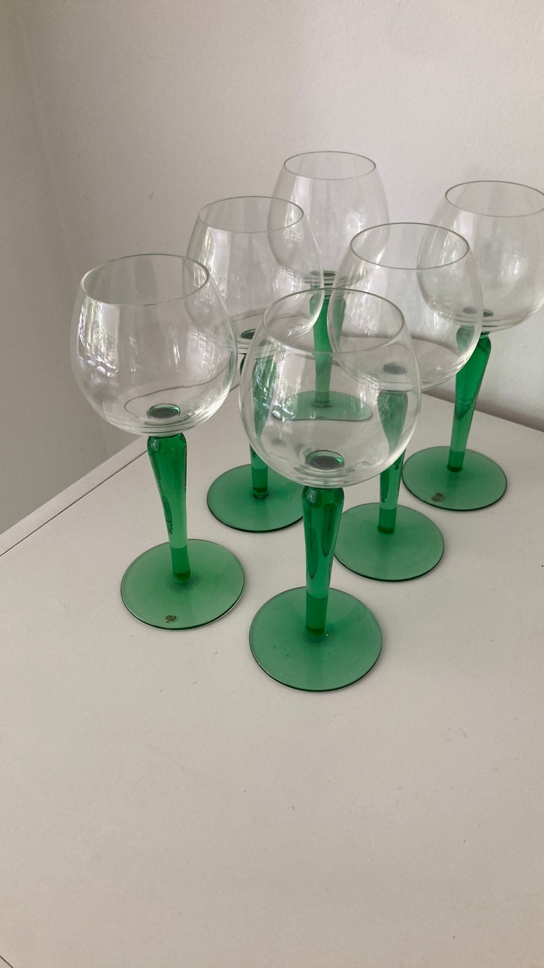 Luminarc vintage wijnglazen, Ophalen