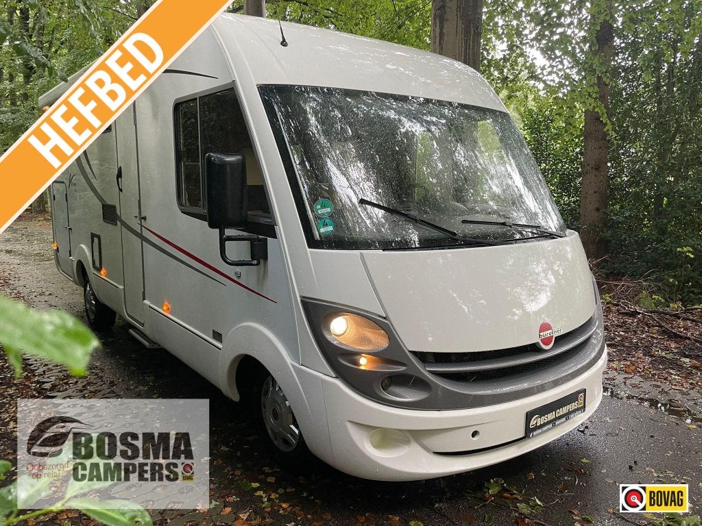 Bürstner Viseo I 690 G Integraal 71000 km Airco 2009, Ringverwarming, Fiat, 6 tot 7 meter, Bedrijf