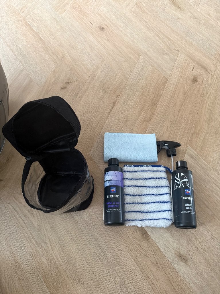 Cartec autoonderhoud shampoo wax zeem wheelwa washandschoen, Ophalen