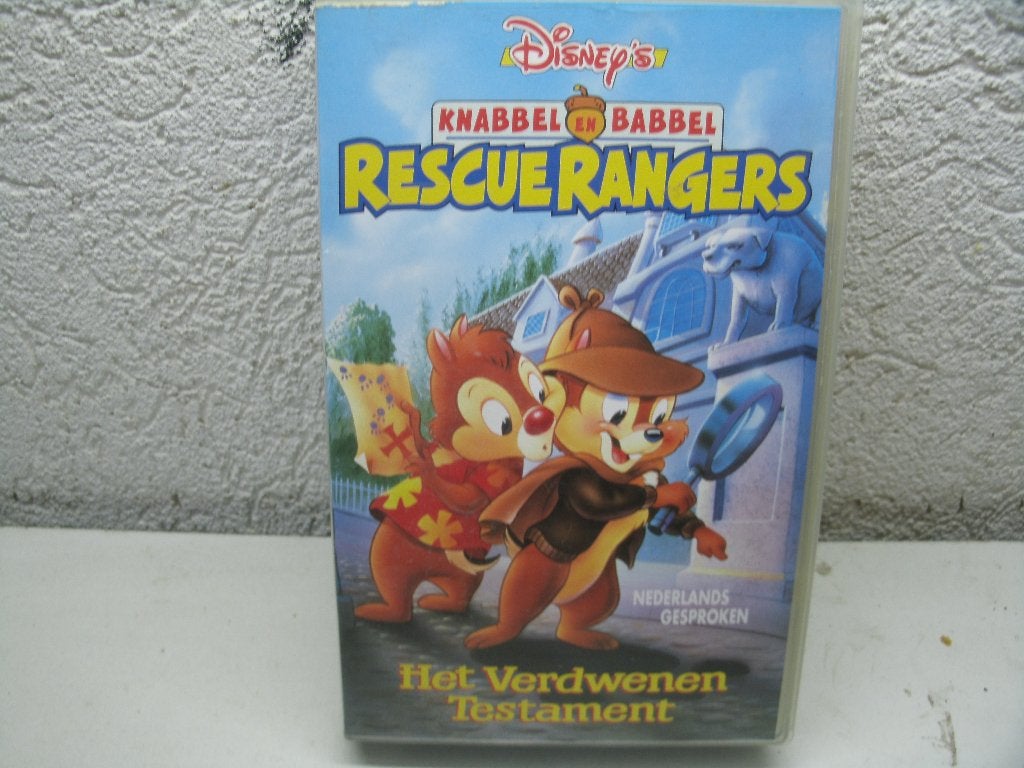 vhs 38a rescu rangers het verdwenen testament, Cd's en Dvd's, VHS | Kinderen en Jeugd, Alle leeftijden, Ophalen of Verzenden, Zo goed als nieuw