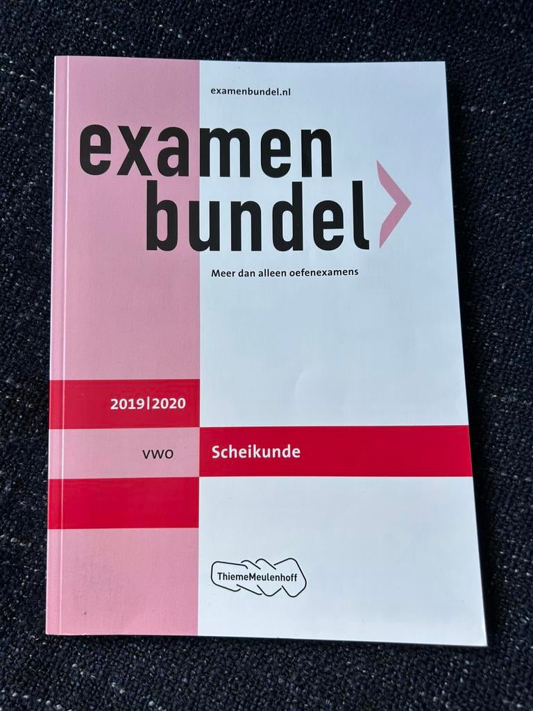 Examenbundel VWO Scheikunde, Boeken, Schoolboeken, Ophalen of Verzenden, Zo goed als nieuw, VWO, Scheikunde