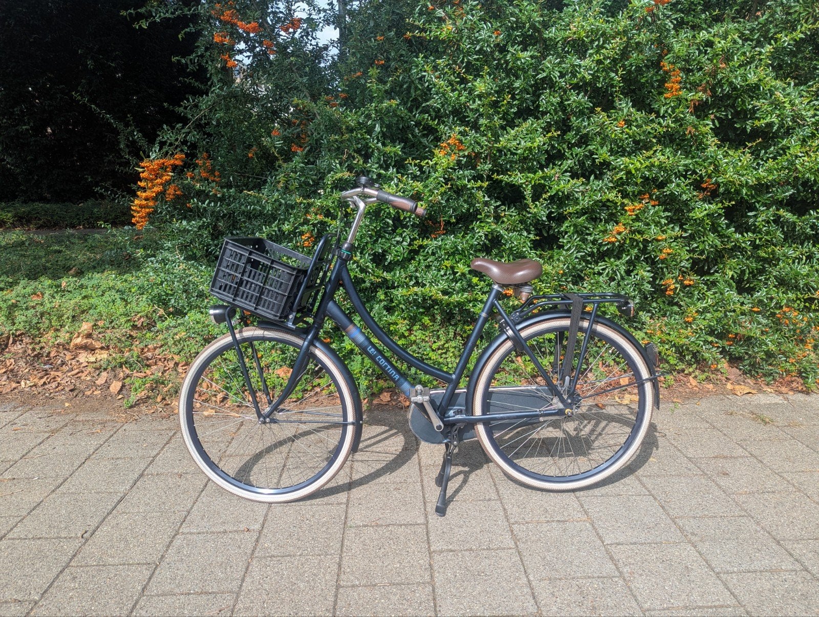 Cortina U4 Transportfiets Dames 28 inch - Blauw, Terugtraprem, Gebruikt, Versnellingen, 56 cm of meer